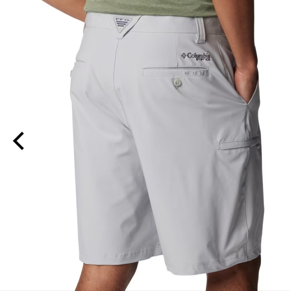 COLUMBIA Grander Marlin II Offshore PFG 10” Shorts Grey Men’s Size 50 *…